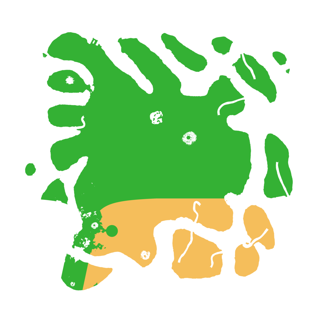 Biome Rust Map: Procedural Map, Size: 3500, Seed: 1620584505