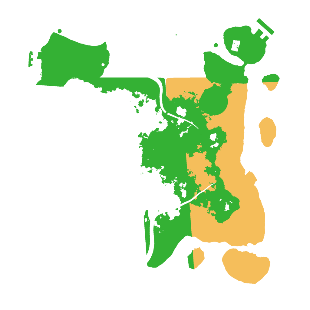 Biome Rust Map: Procedural Map, Size: 3000, Seed: 790936004