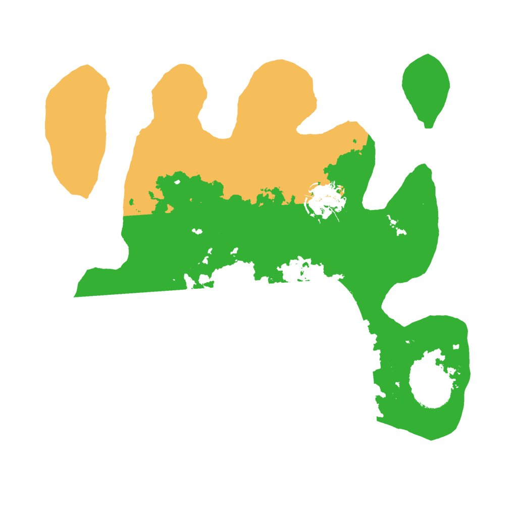 Biome Rust Map: Barren, Size: 2500, Seed: 98654