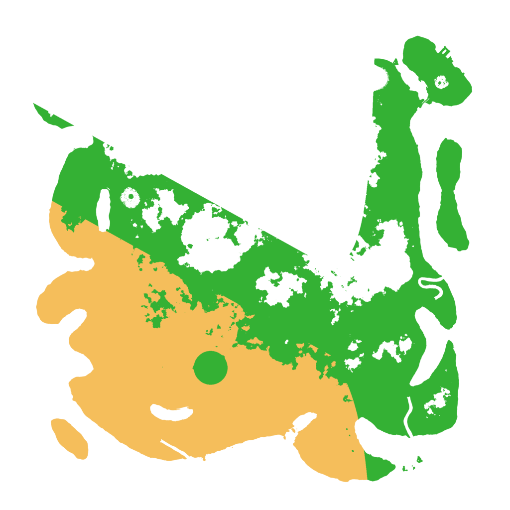 Biome Rust Map: Procedural Map, Size: 4000, Seed: 12111