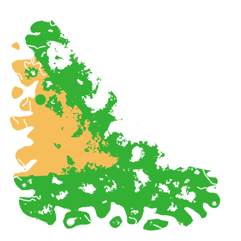 Biome Rust Map: Procedural Map, Size: 6000, Seed: 63586