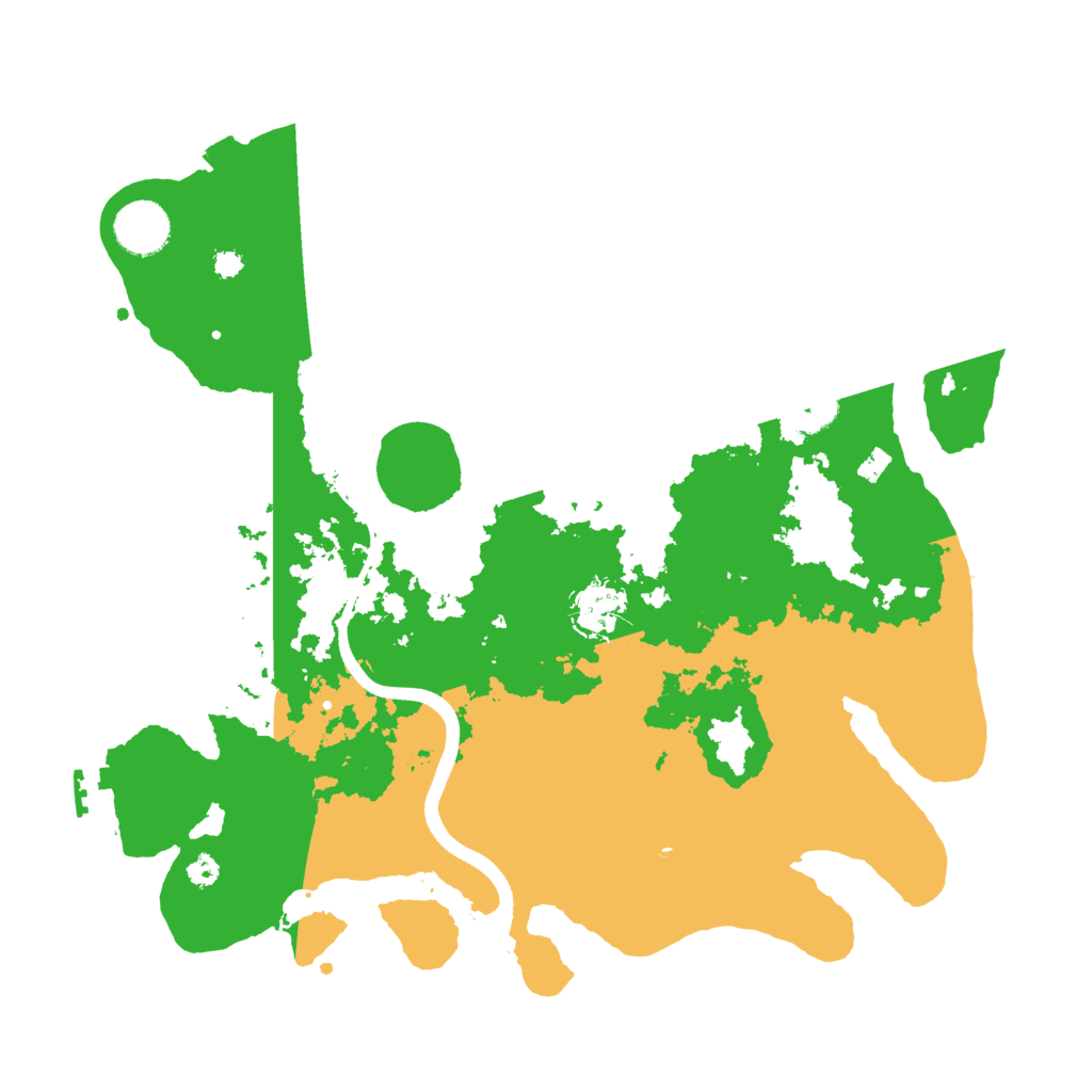 Biome Rust Map: Procedural Map, Size: 3500, Seed: 1450956074