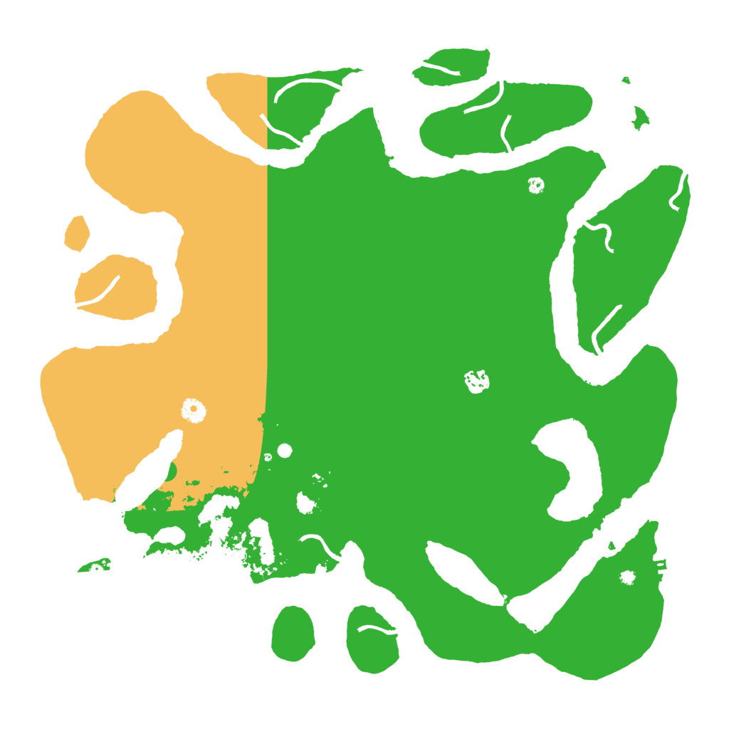 Biome Rust Map: Procedural Map, Size: 4500, Seed: 32154