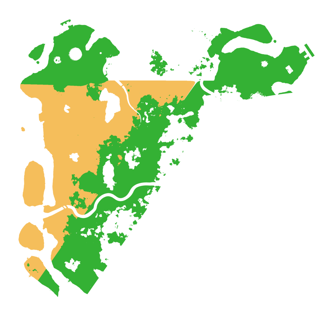 Biome Rust Map: Procedural Map, Size: 4500, Seed: 1333128