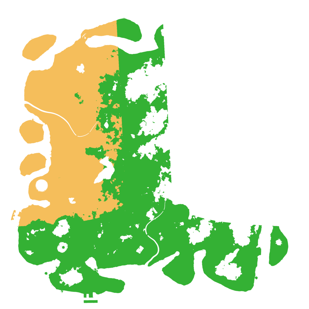 Biome Rust Map: Procedural Map, Size: 4500, Seed: 145258235