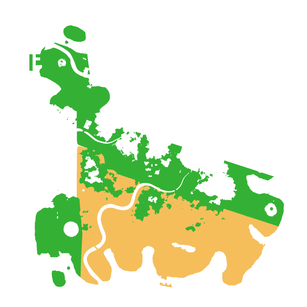 Biome Rust Map: Procedural Map, Size: 3750, Seed: 46301009