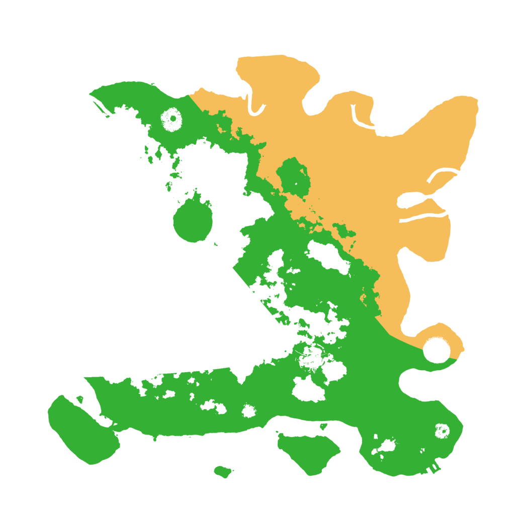 Biome Rust Map: Procedural Map, Size: 3500, Seed: 1860075708