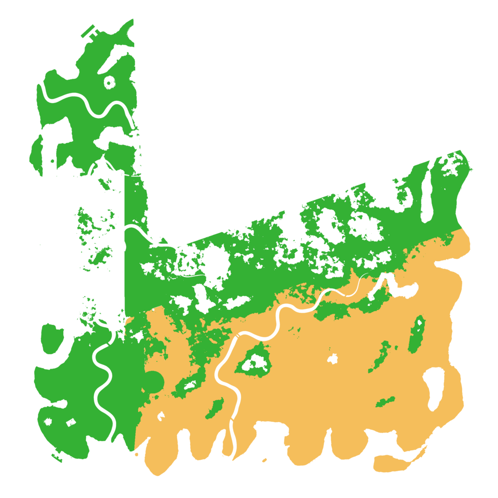 Biome Rust Map: Procedural Map, Size: 6000, Seed: 250