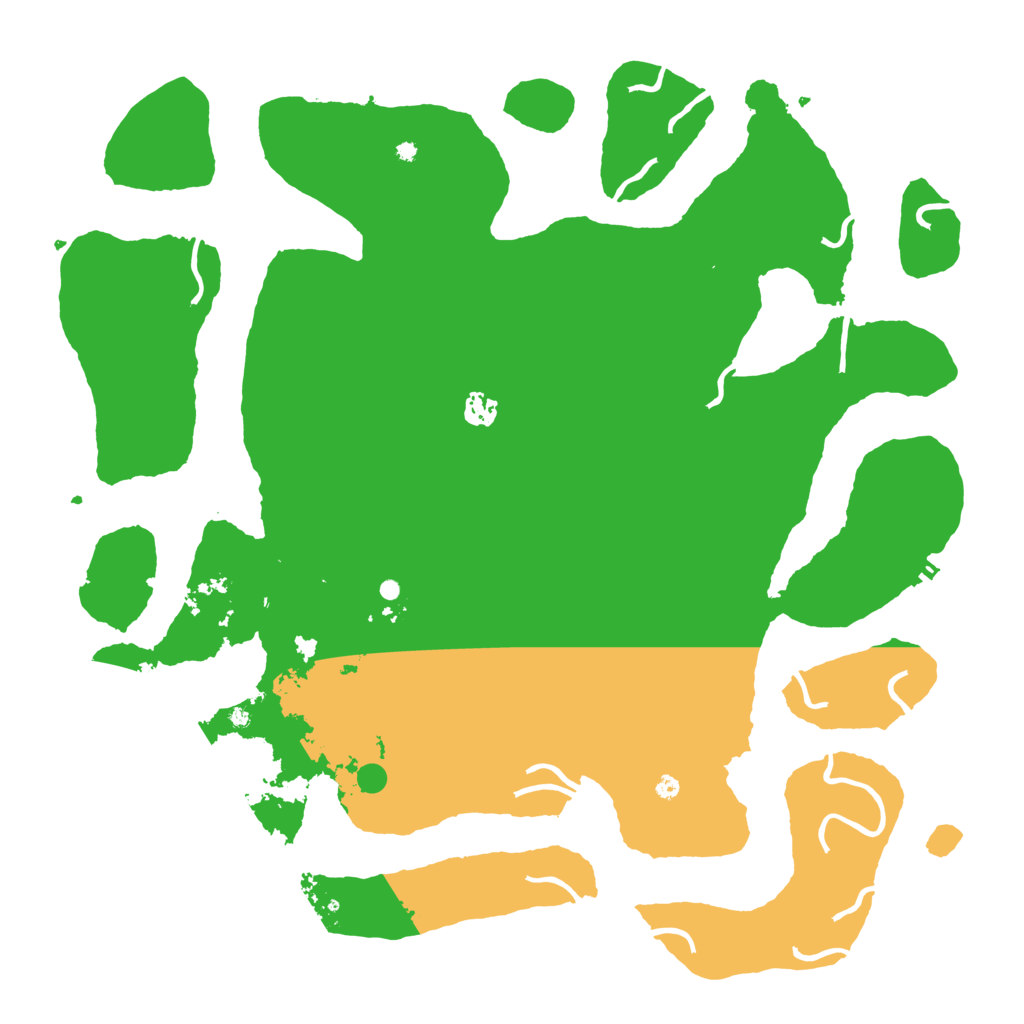 Biome Rust Map: Procedural Map, Size: 4500, Seed: 57