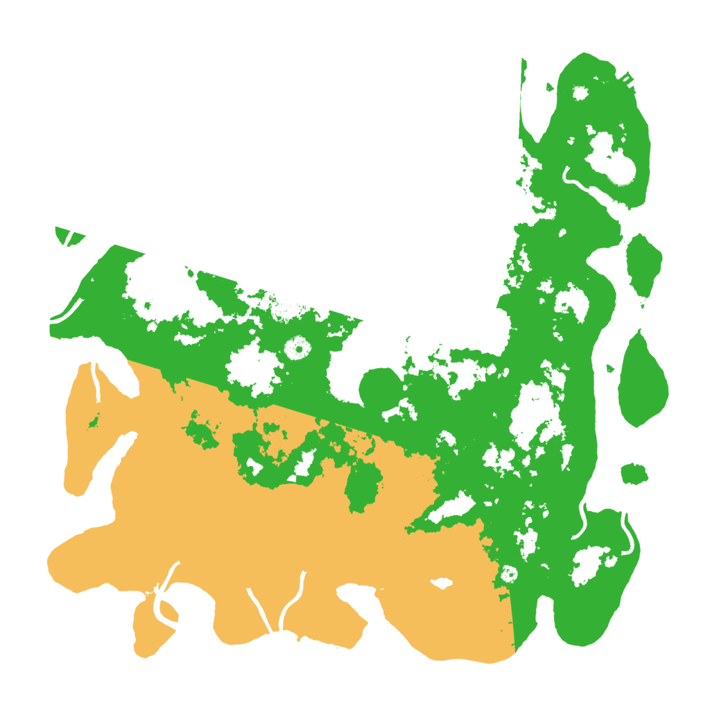 Biome Rust Map: Procedural Map, Size: 4300, Seed: 3986