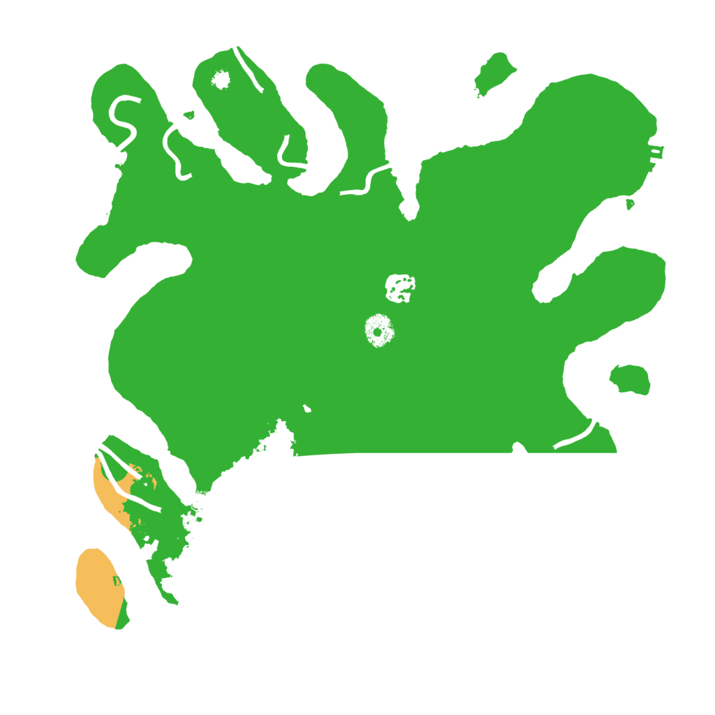 Biome Rust Map: Procedural Map, Size: 3500, Seed: 333489649