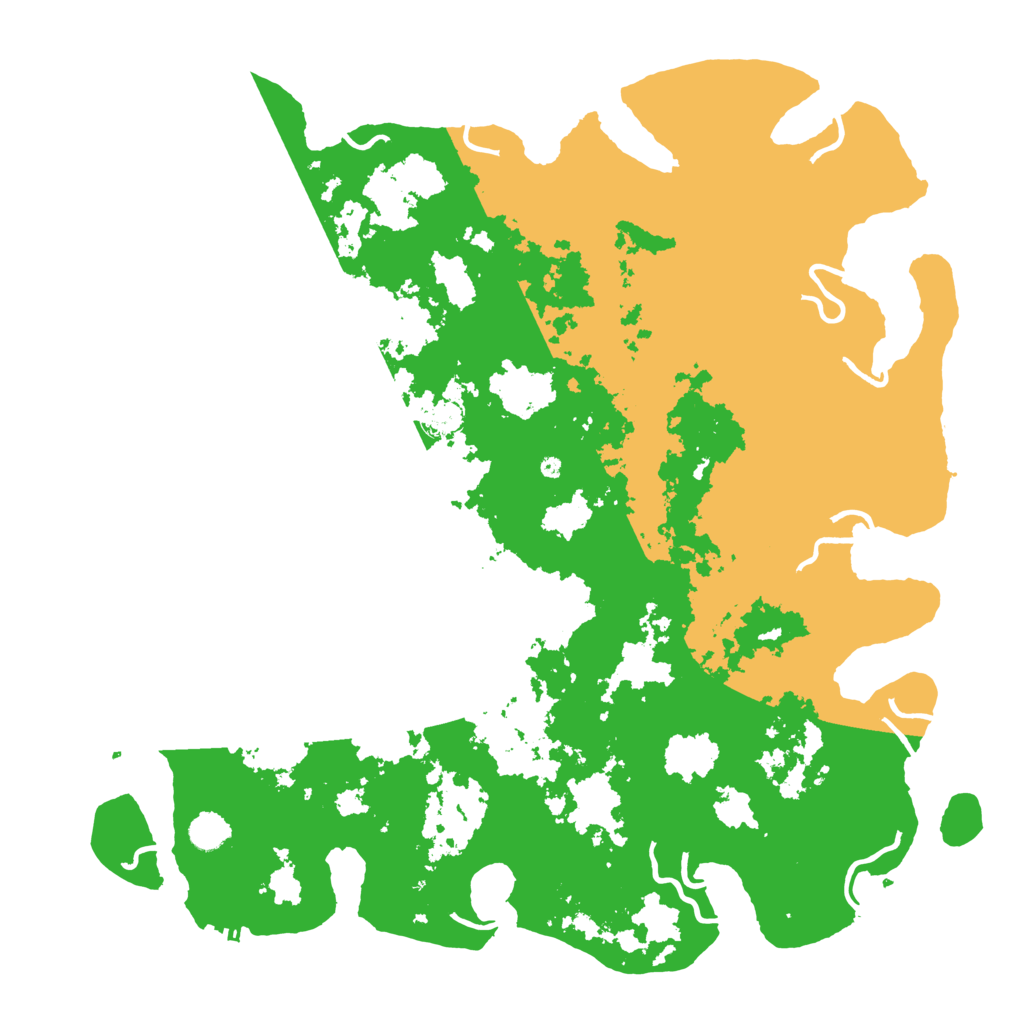 Biome Rust Map: Procedural Map, Size: 5000, Seed: 609204536