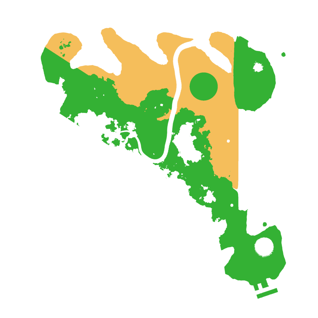 Biome Rust Map: Procedural Map, Size: 3000, Seed: 220318275