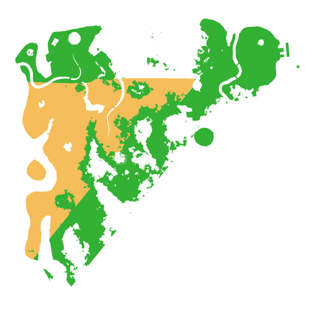 Biome Rust Map: Procedural Map, Size: 4500, Seed: 973246