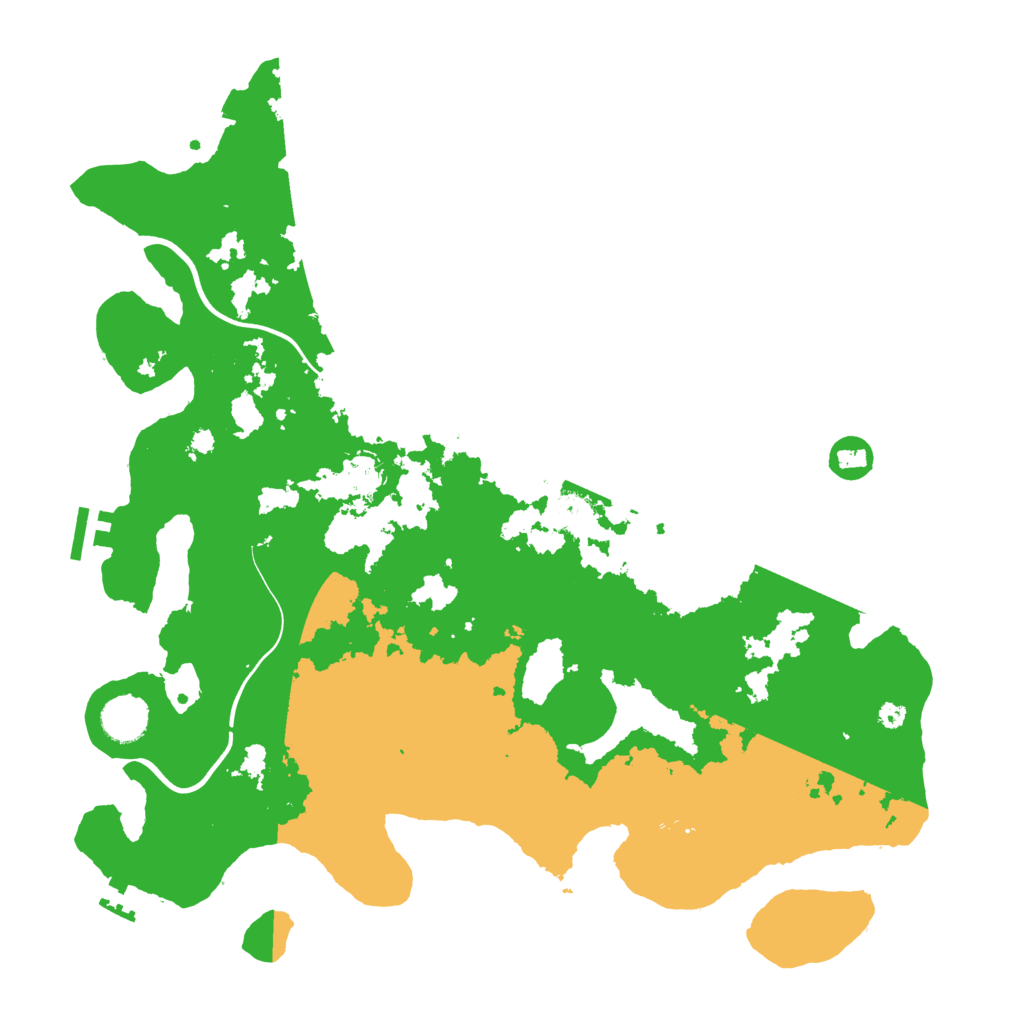 Biome Rust Map: Procedural Map, Size: 3900, Seed: 523624380