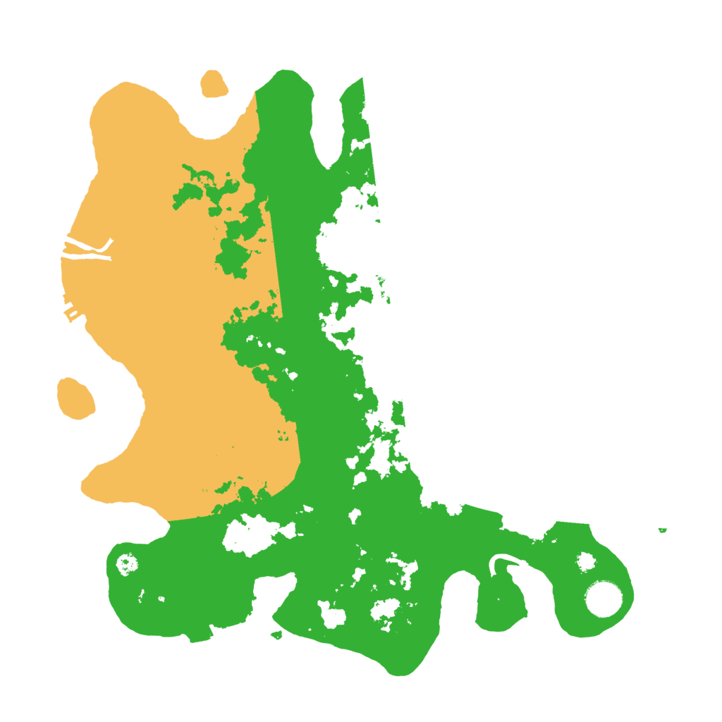 Biome Rust Map: Procedural Map, Size: 3500, Seed: 8316182