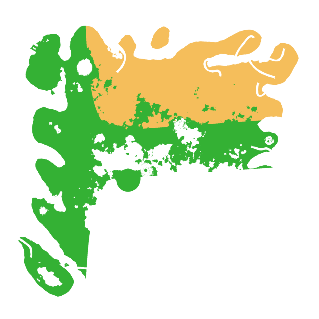 Biome Rust Map: Procedural Map, Size: 3700, Seed: 24254