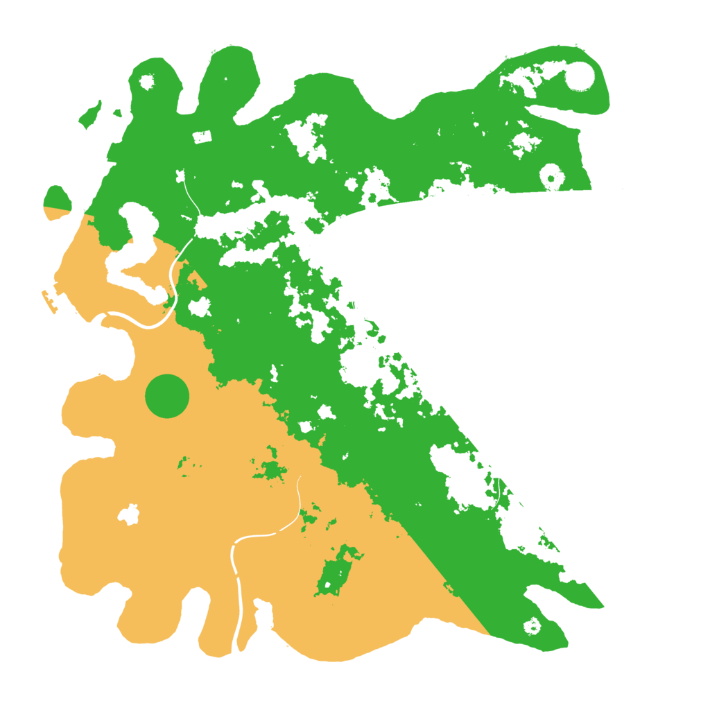 Biome Rust Map: Procedural Map, Size: 4250, Seed: 40