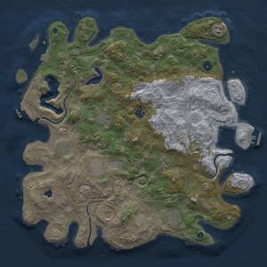 Thumbnail Rust Map: Procedural Map, Size: 4250, Seed: 40, 16 Monuments