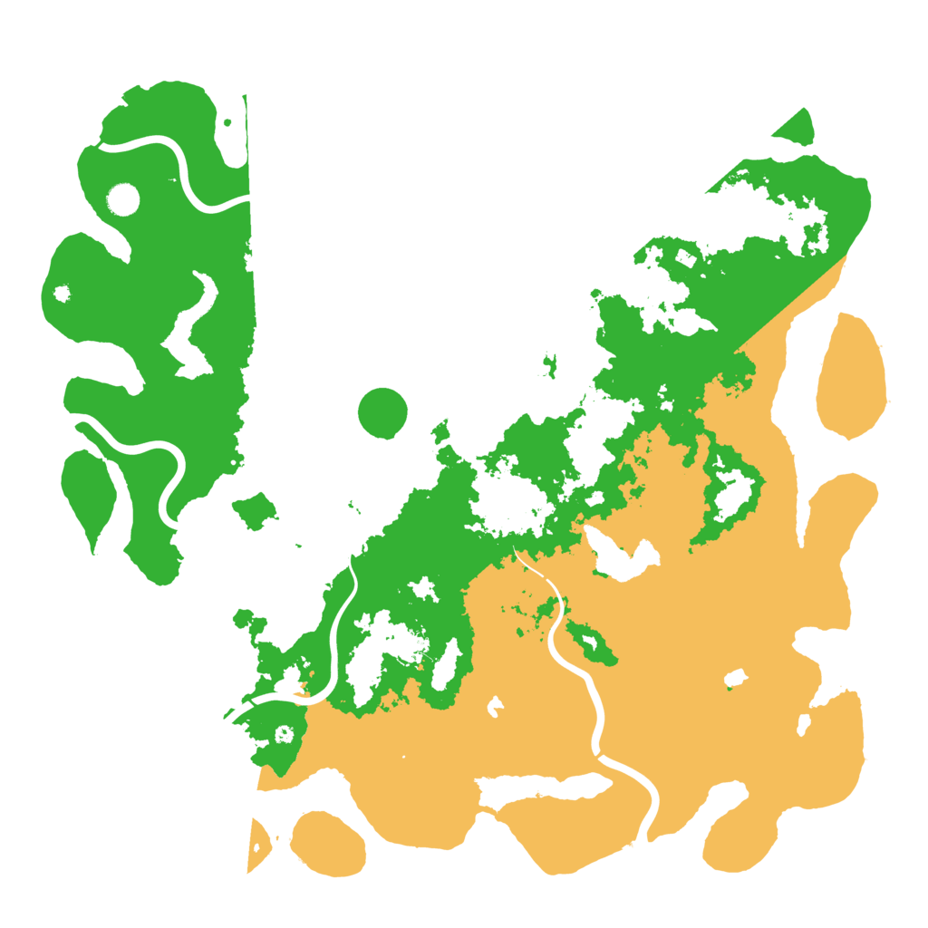 Biome Rust Map: Procedural Map, Size: 5000, Seed: 46513200