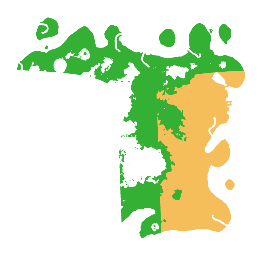 Biome Rust Map: Procedural Map, Size: 3500, Seed: 8227063