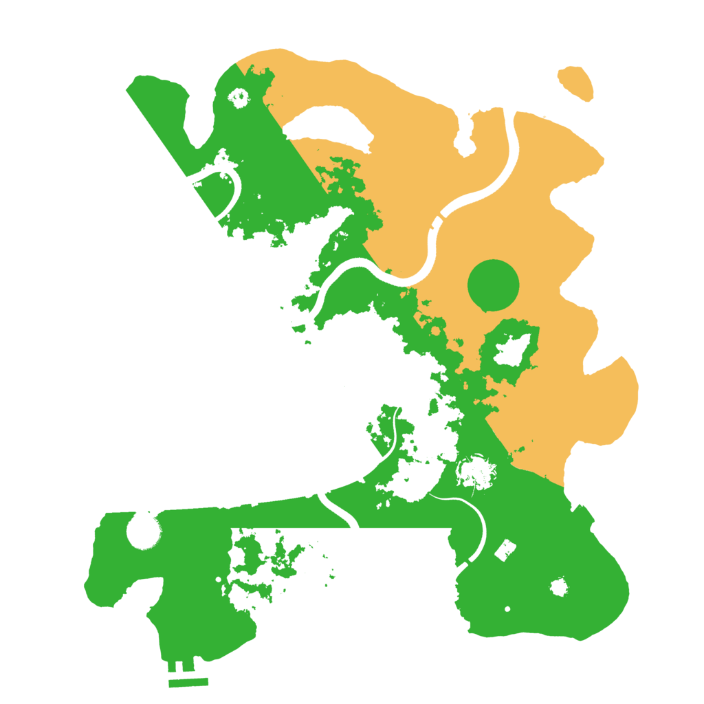 Biome Rust Map: Procedural Map, Size: 3600, Seed: 773791883
