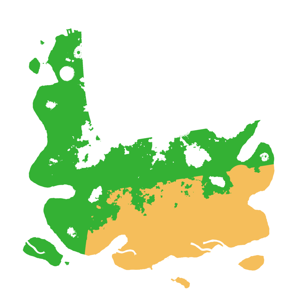 Biome Rust Map: Procedural Map, Size: 3700, Seed: 1678177422