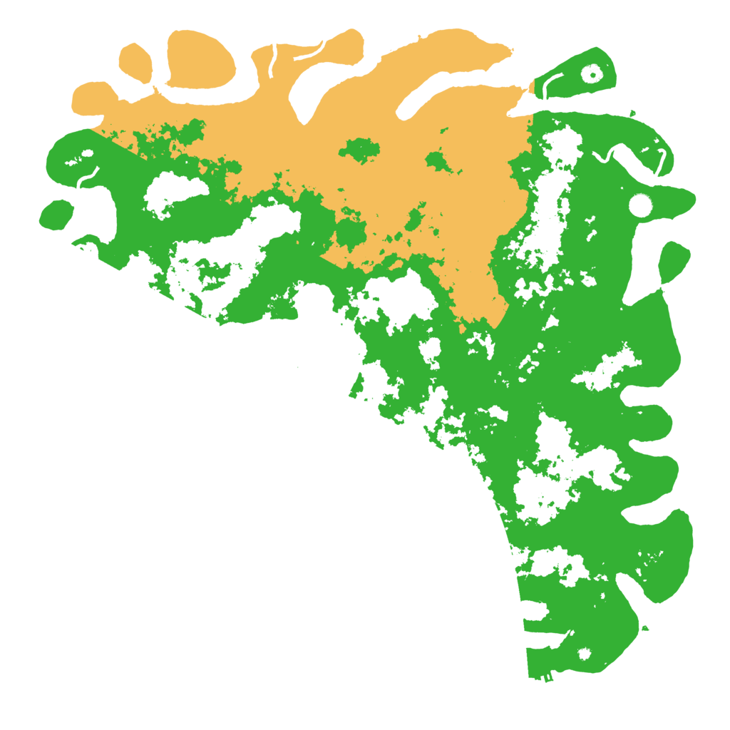 Biome Rust Map: Procedural Map, Size: 5500, Seed: 670500441