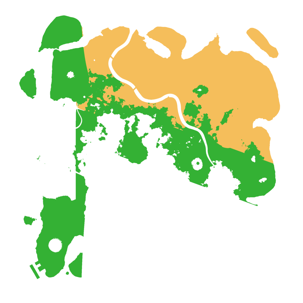 Biome Rust Map: Procedural Map, Size: 3950, Seed: 842186871
