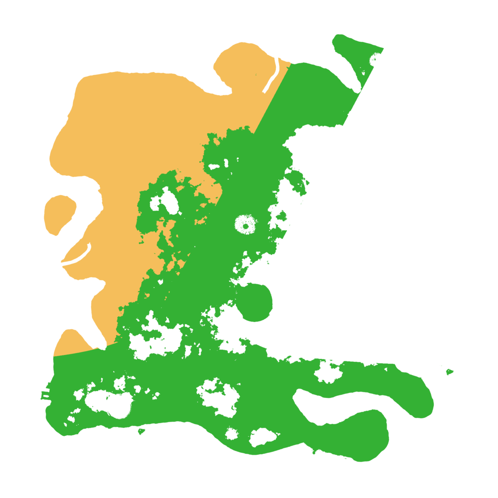 Biome Rust Map: Procedural Map, Size: 3700, Seed: 270529927
