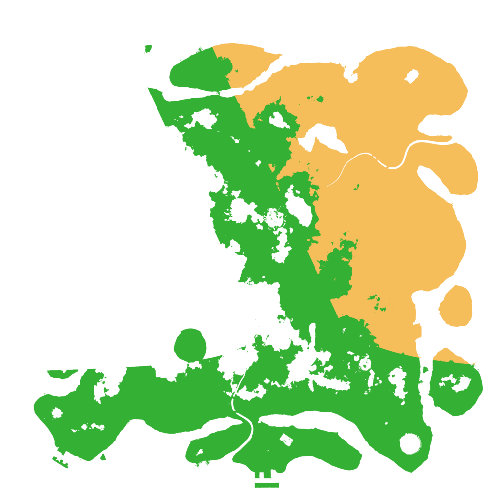 Biome Rust Map: Procedural Map, Size: 4250, Seed: 396017865