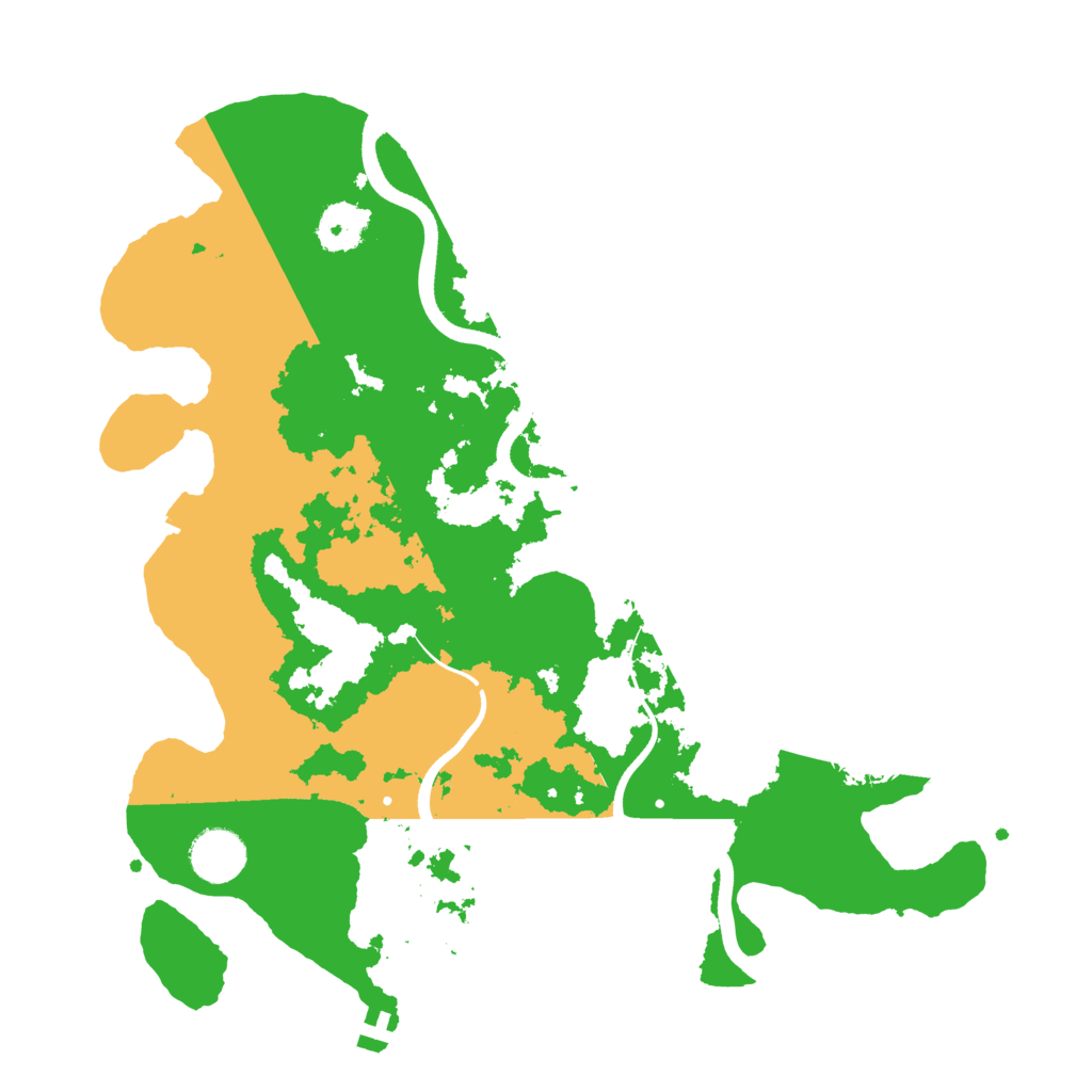 Biome Rust Map: Procedural Map, Size: 3500, Seed: 1194193303