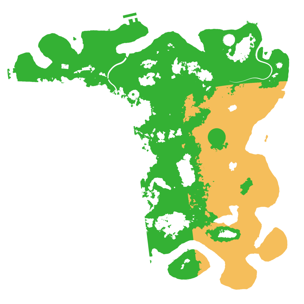 Biome Rust Map: Procedural Map, Size: 4500, Seed: 664862252