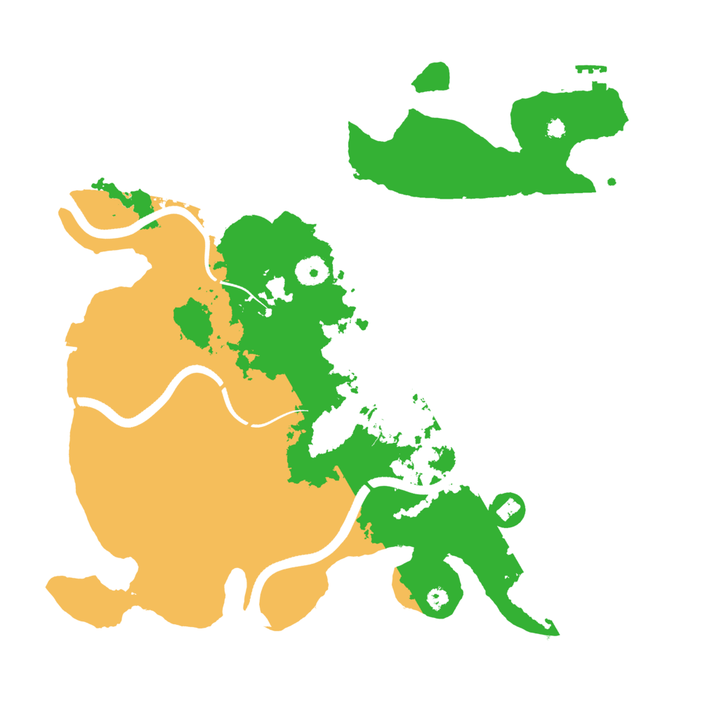Biome Rust Map: Procedural Map, Size: 3500, Seed: 5817900