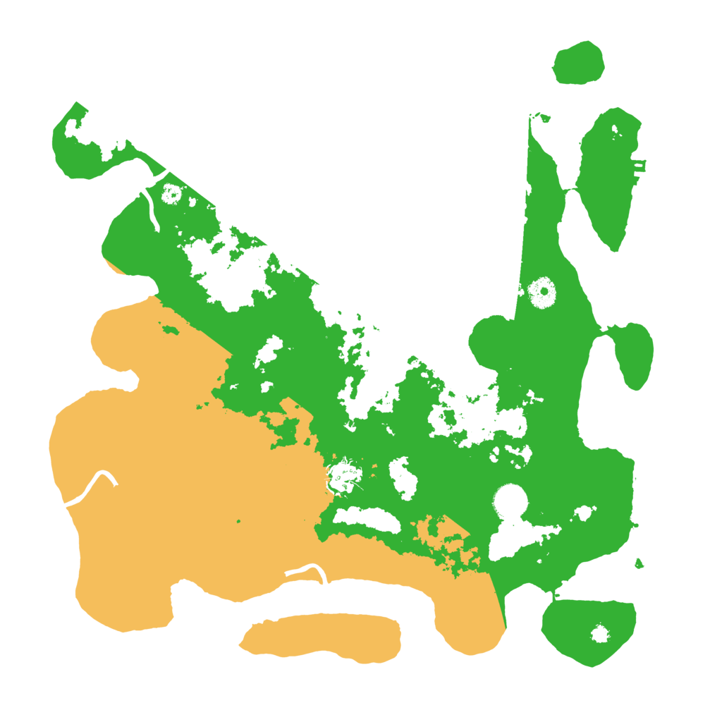 Biome Rust Map: Procedural Map, Size: 3700, Seed: 7267524