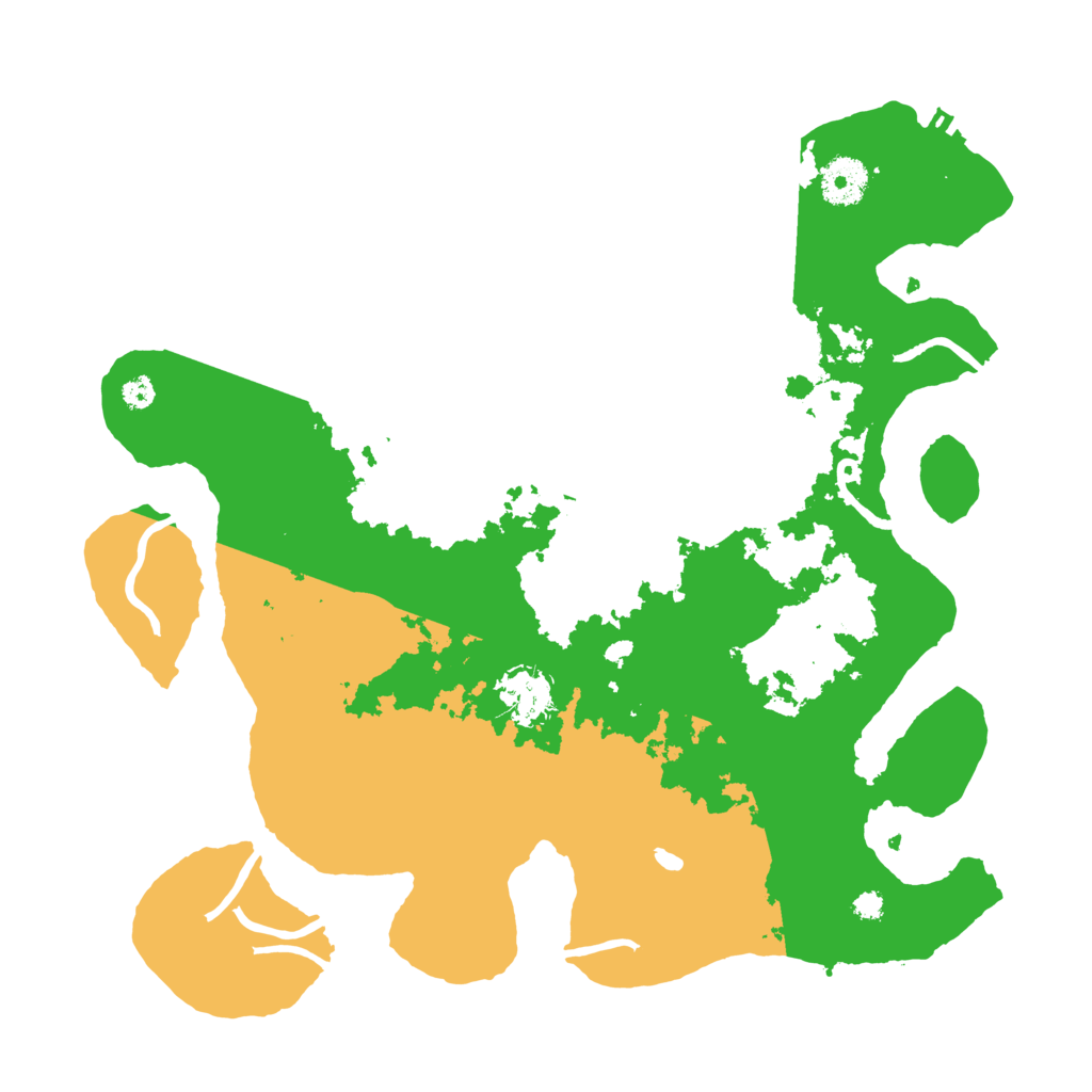 Biome Rust Map: Procedural Map, Size: 3500, Seed: 3407