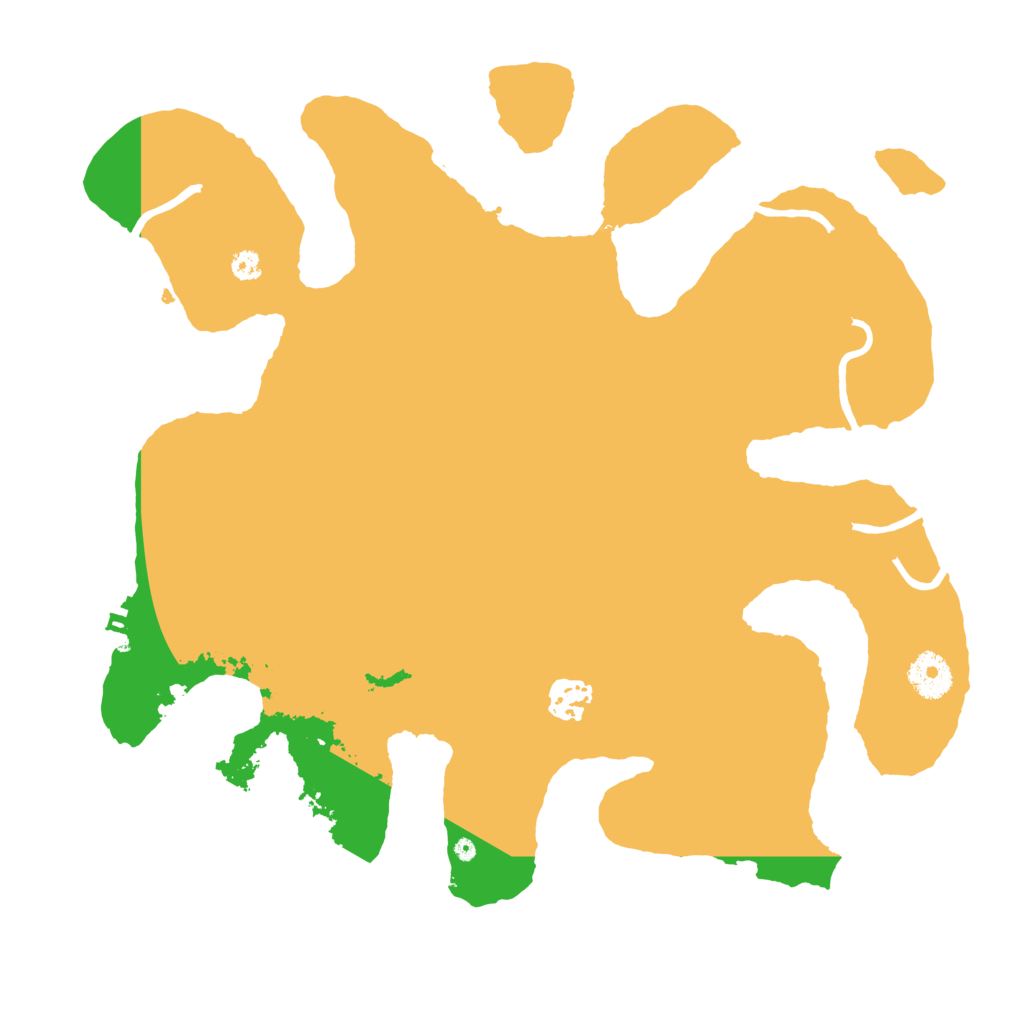 Biome Rust Map: Procedural Map, Size: 3500, Seed: 121339886