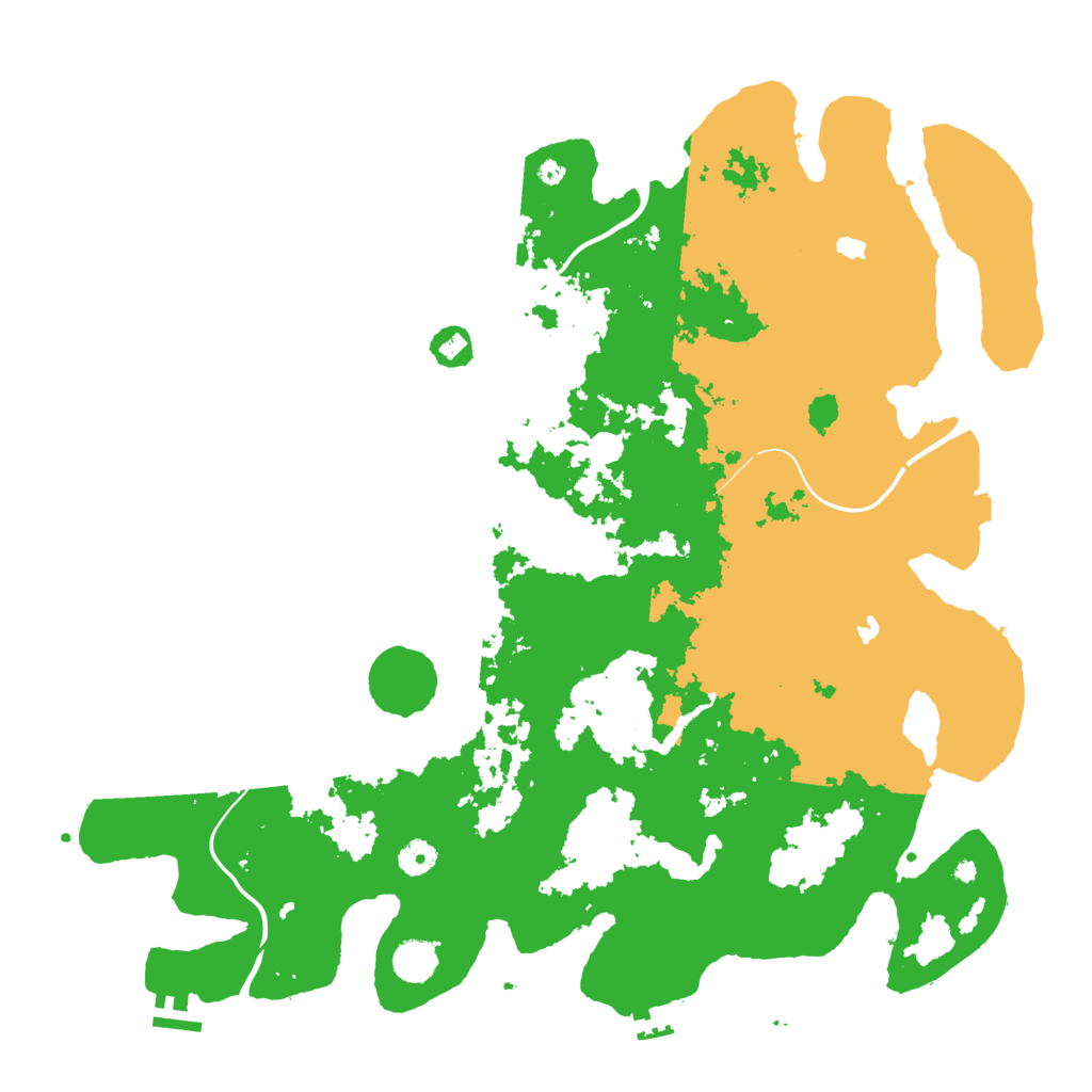 Biome Rust Map: Procedural Map, Size: 4500, Seed: 9483072
