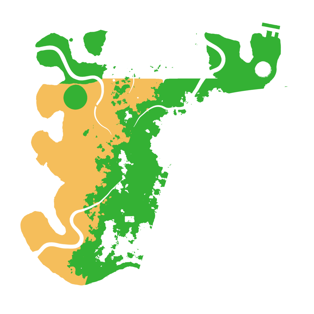 Biome Rust Map: Procedural Map, Size: 3500, Seed: 1118962834