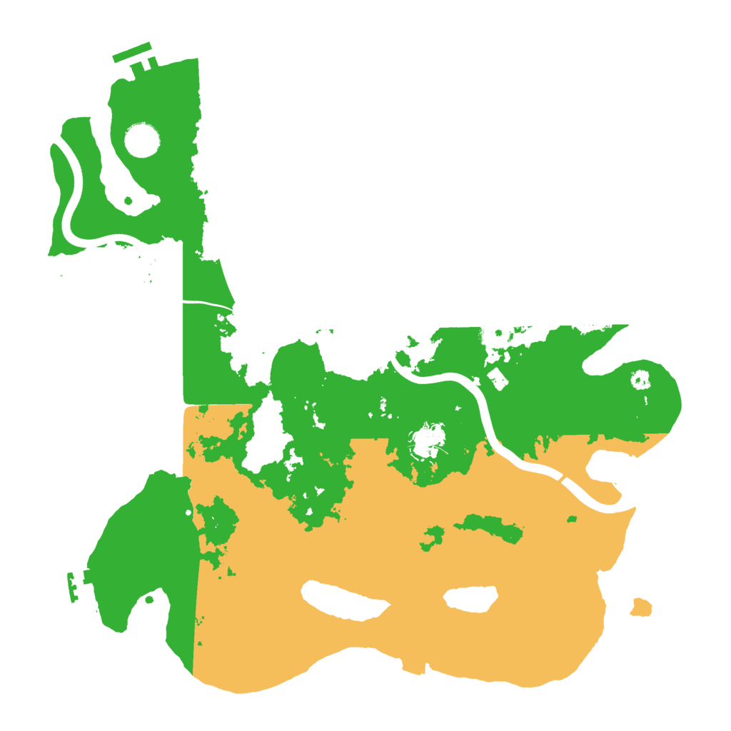 Biome Rust Map: Procedural Map, Size: 3700, Seed: 800580537
