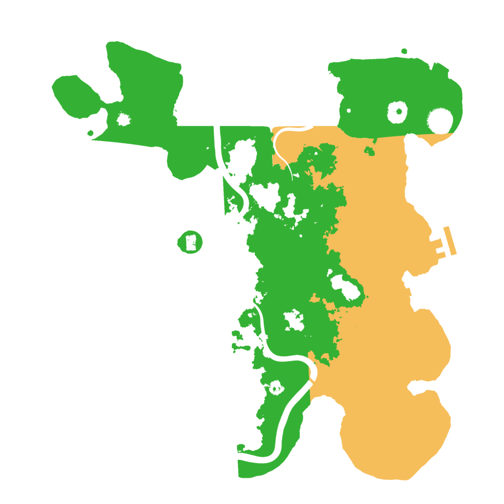 Biome Rust Map: Procedural Map, Size: 3500, Seed: 303105794