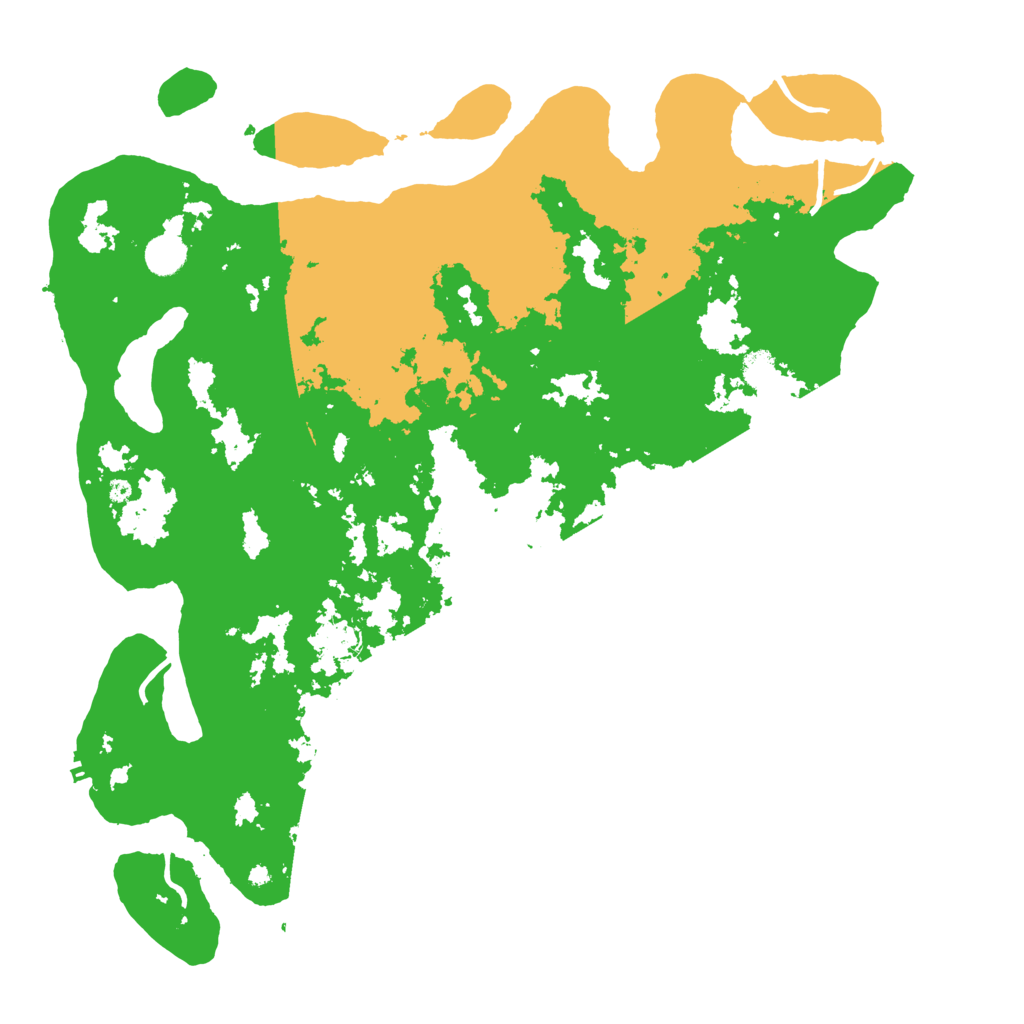 Biome Rust Map: Procedural Map, Size: 4500, Seed: 1113438132