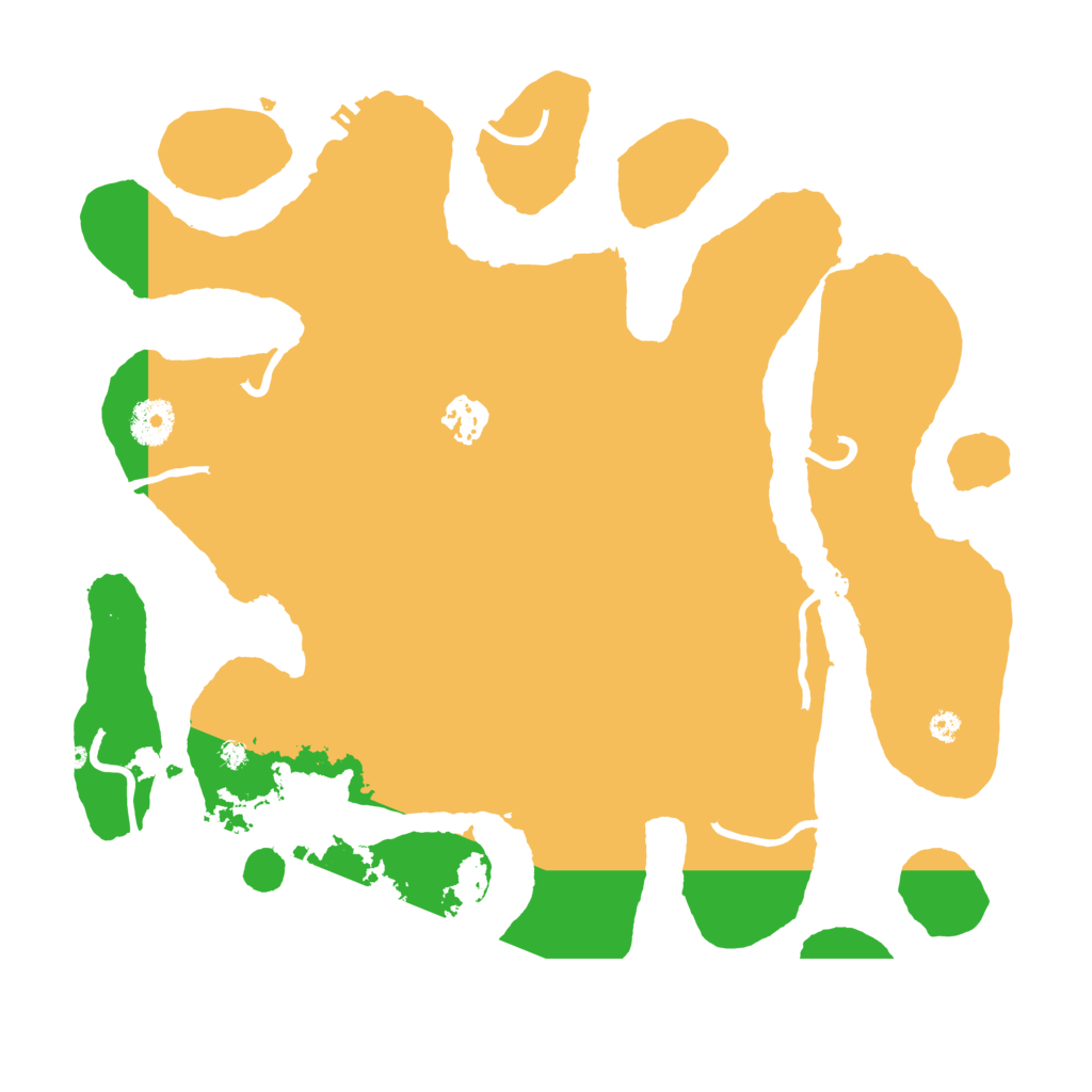 Biome Rust Map: Procedural Map, Size: 3600, Seed: 1518157699