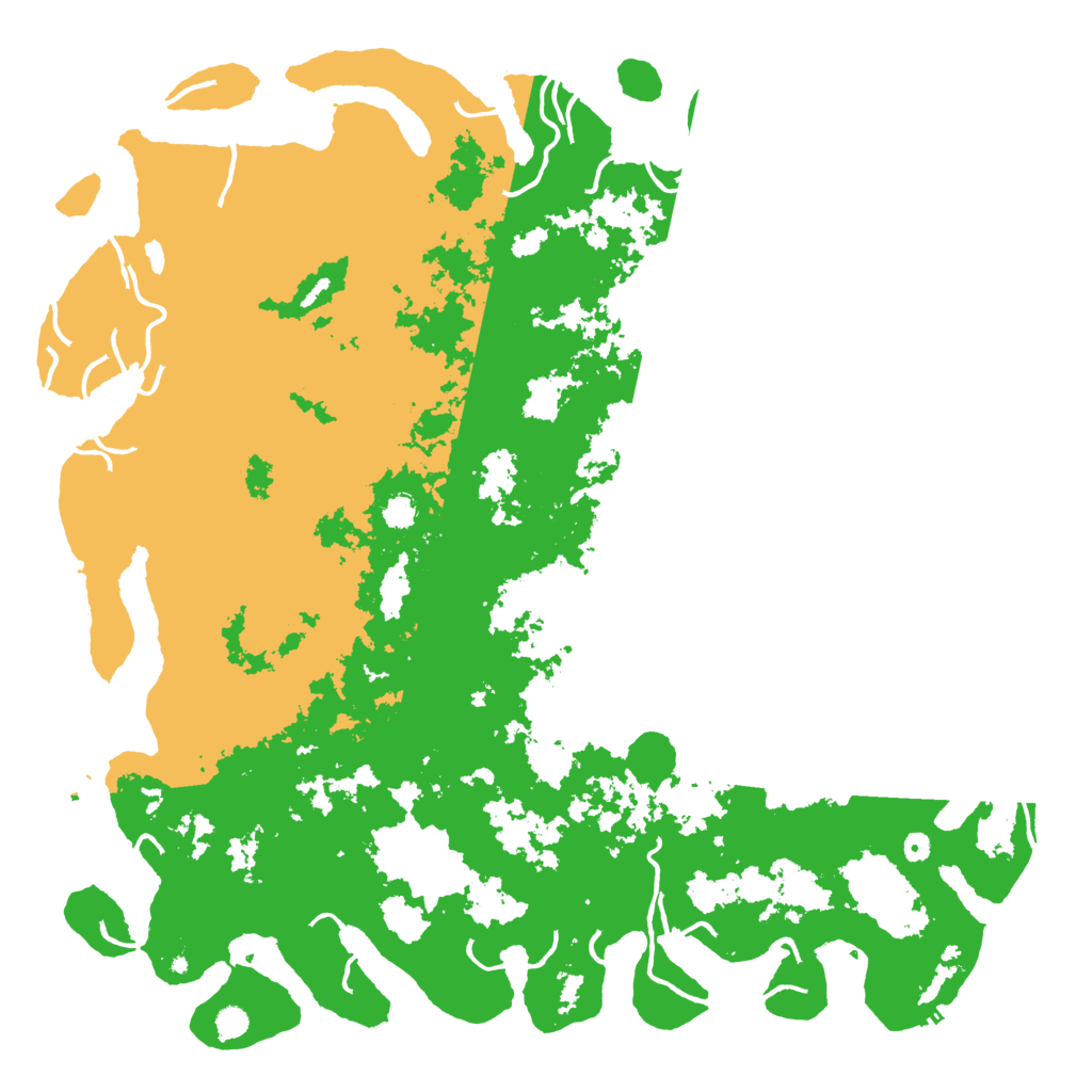 Biome Rust Map: Procedural Map, Size: 6000, Seed: 57549428