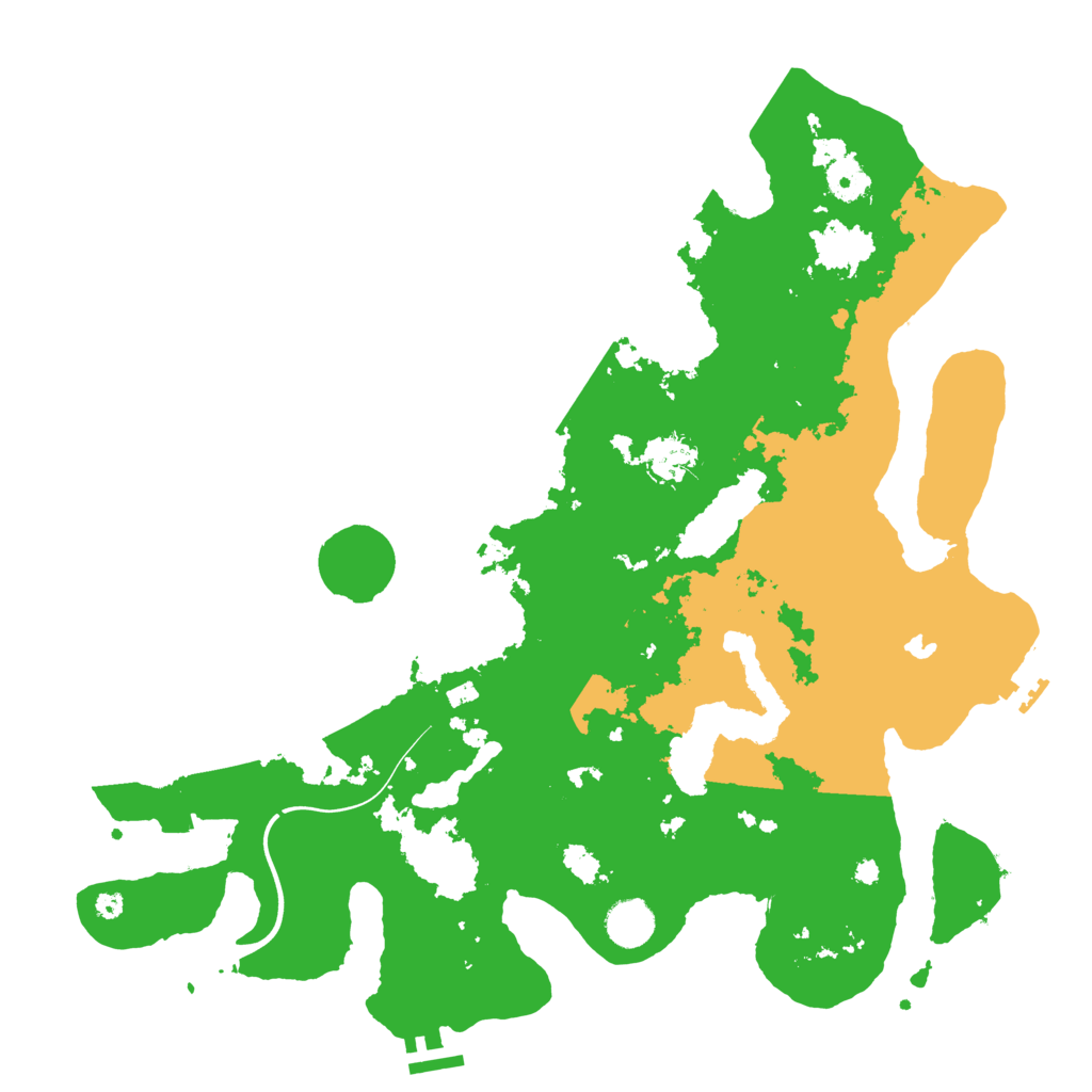 Biome Rust Map: Procedural Map, Size: 4000, Seed: 54198744