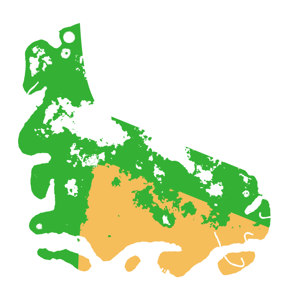 Biome Rust Map: Procedural Map, Size: 4500, Seed: 362123