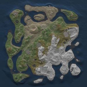 Thumbnail Rust Map: Procedural Map, Size: 4000, Seed: 1123581904, 18 Monuments