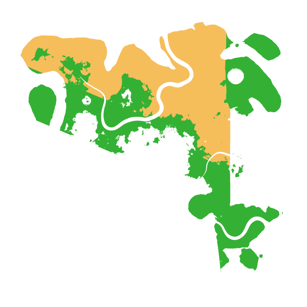 Biome Rust Map: Procedural Map, Size: 3500, Seed: 856127065