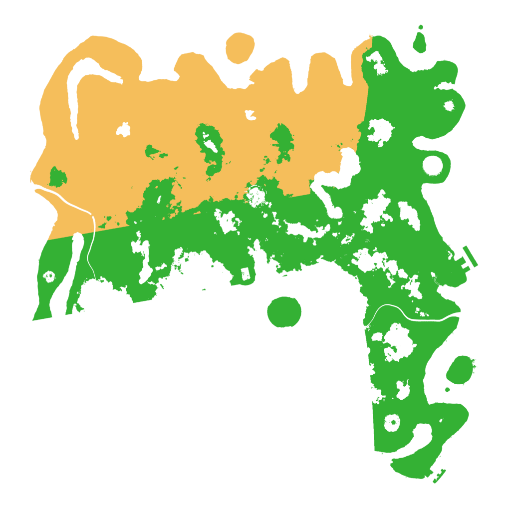 Biome Rust Map: Procedural Map, Size: 4500, Seed: 2112323