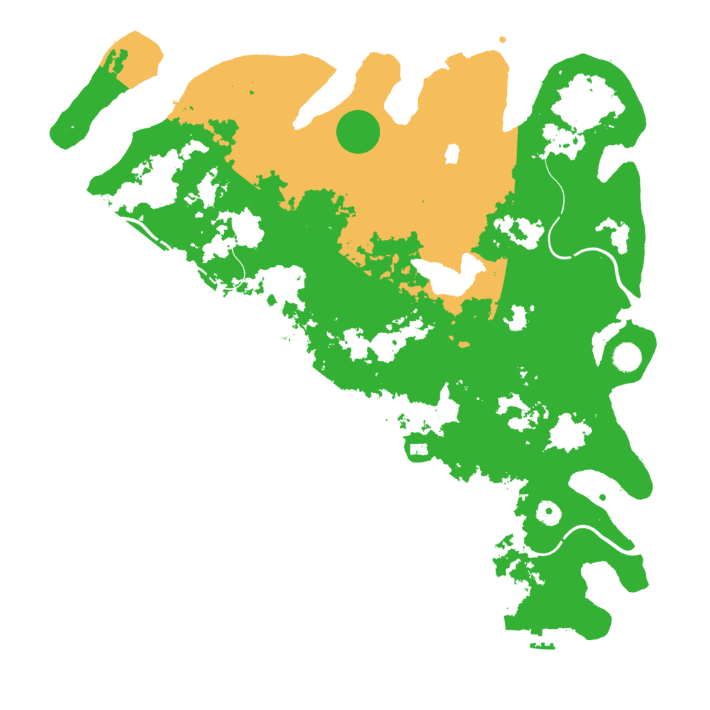 Biome Rust Map: Procedural Map, Size: 4300, Seed: 230335916